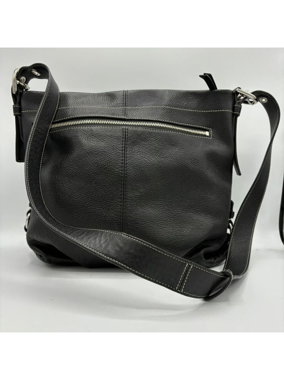 Coach Soho Duffle Pebbled Brown Leather Shoulder Bag